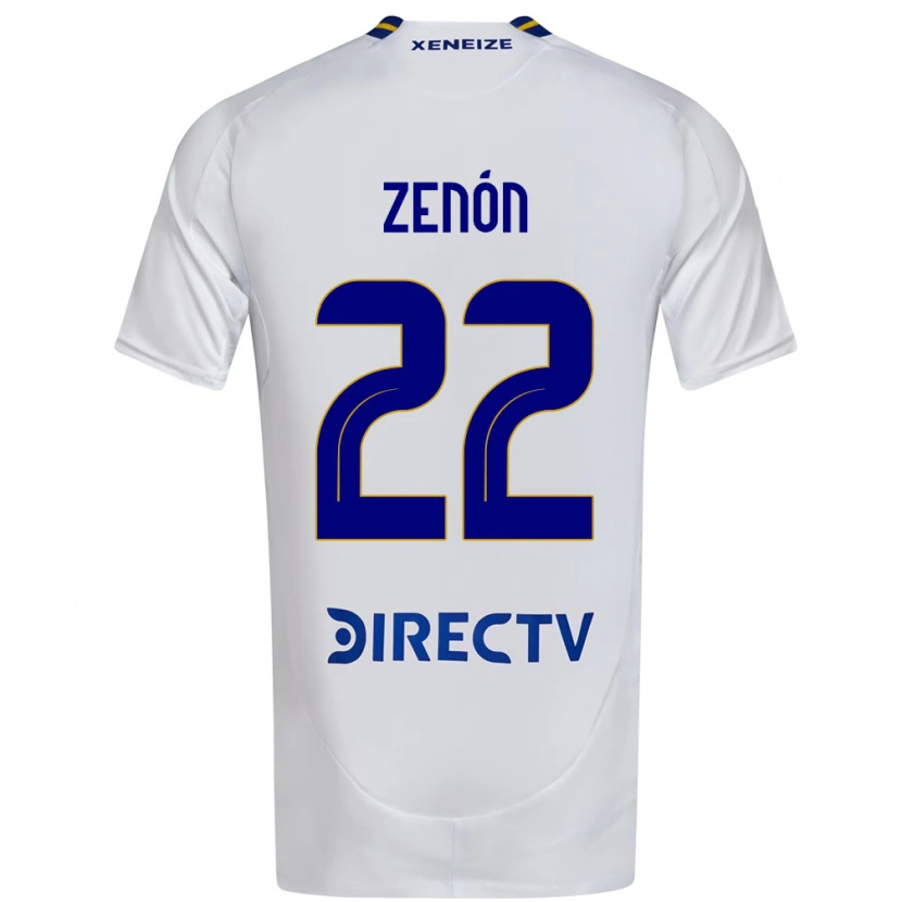 Danxen Criança Camisola Kevin Zenón #22 Branco Azul Alternativa 2025/26 Camisa Brasil