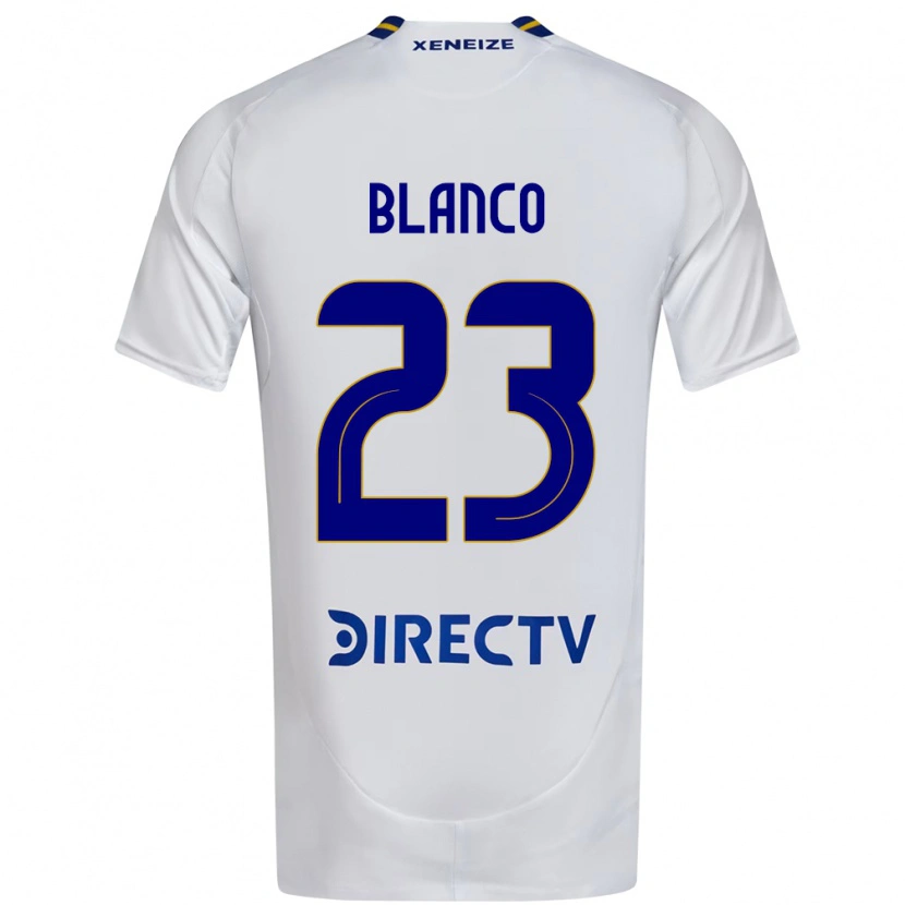 Danxen Criança Camisola Lautaro Blanco #23 Branco Azul Alternativa 2025/26 Camisa Brasil