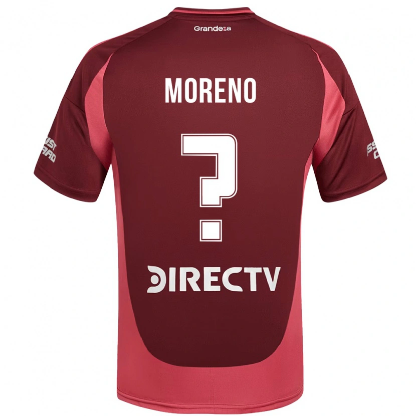 Danxen Criança Camisola Federico Moreno #0 Bordô Magenta Alternativa 2025/26 Camisa Brasil