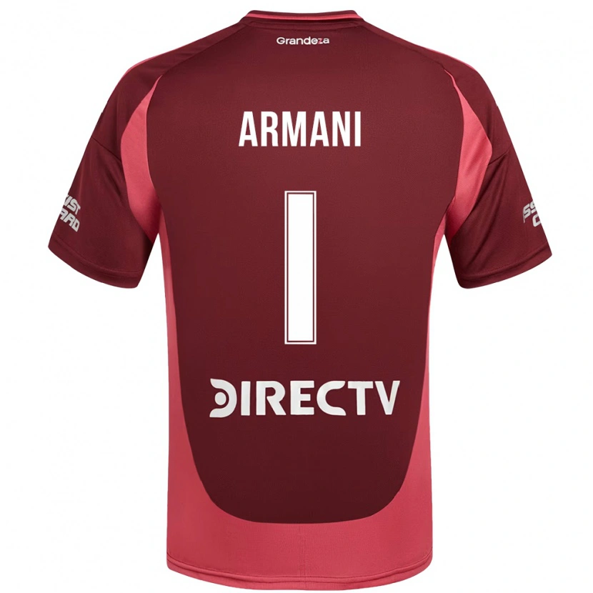 Danxen Criança Camisola Franco Armani #1 Bordô Magenta Alternativa 2025/26 Camisa Brasil