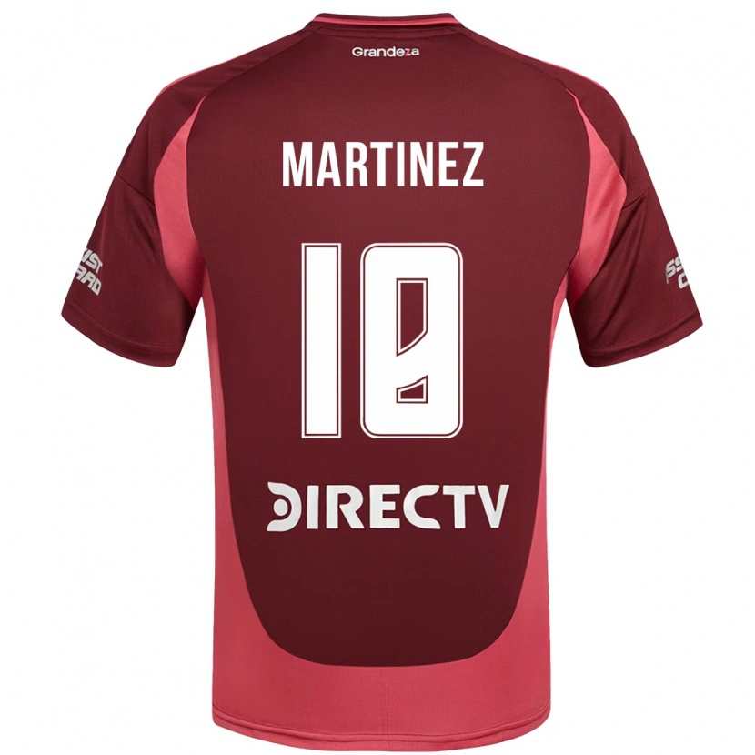 Danxen Criança Camisola Gonzalo Martínez #18 Bordô Magenta Alternativa 2025/26 Camisa Brasil