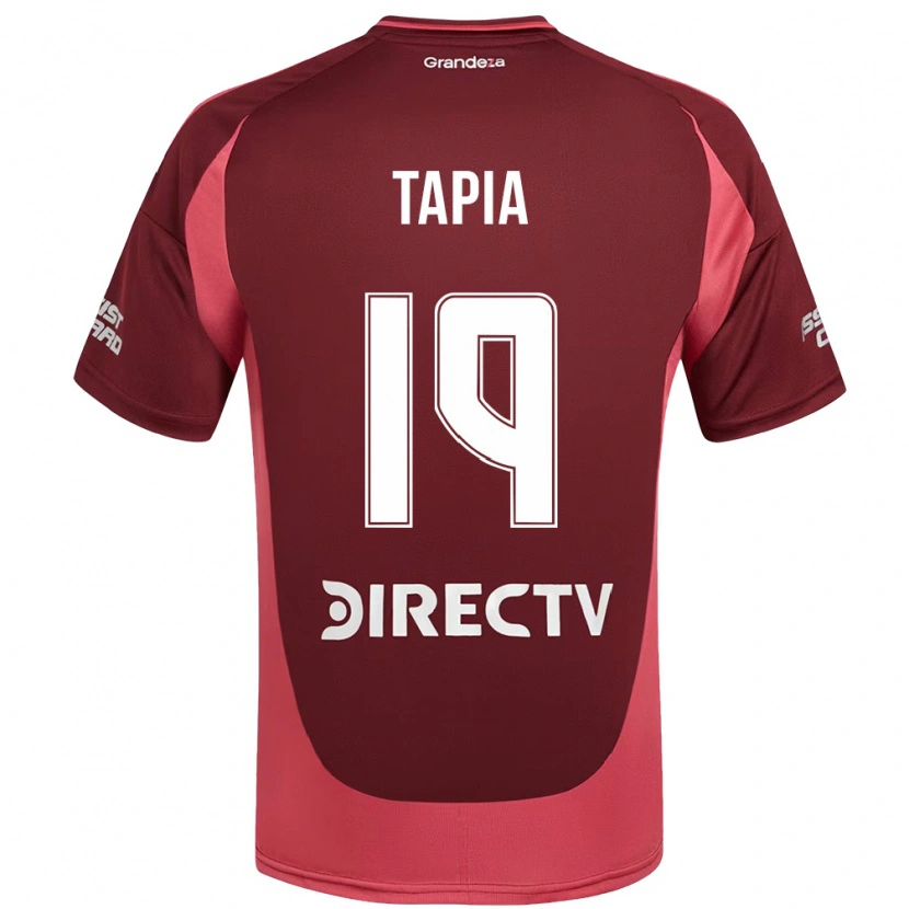 Danxen Criança Camisola Gonzalo Tapia #19 Bordô Magenta Alternativa 2025/26 Camisa Brasil