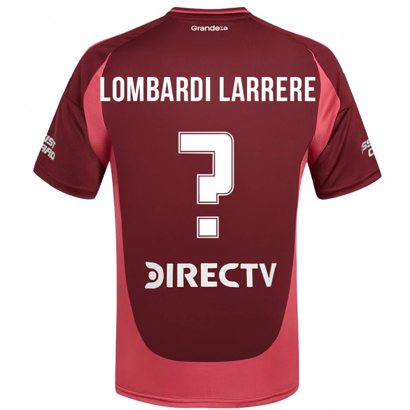 Danxen Criança Camisola Delfina Lombardi Larrere #0 Bordô Magenta Alternativa 2025/26 Camisa Brasil