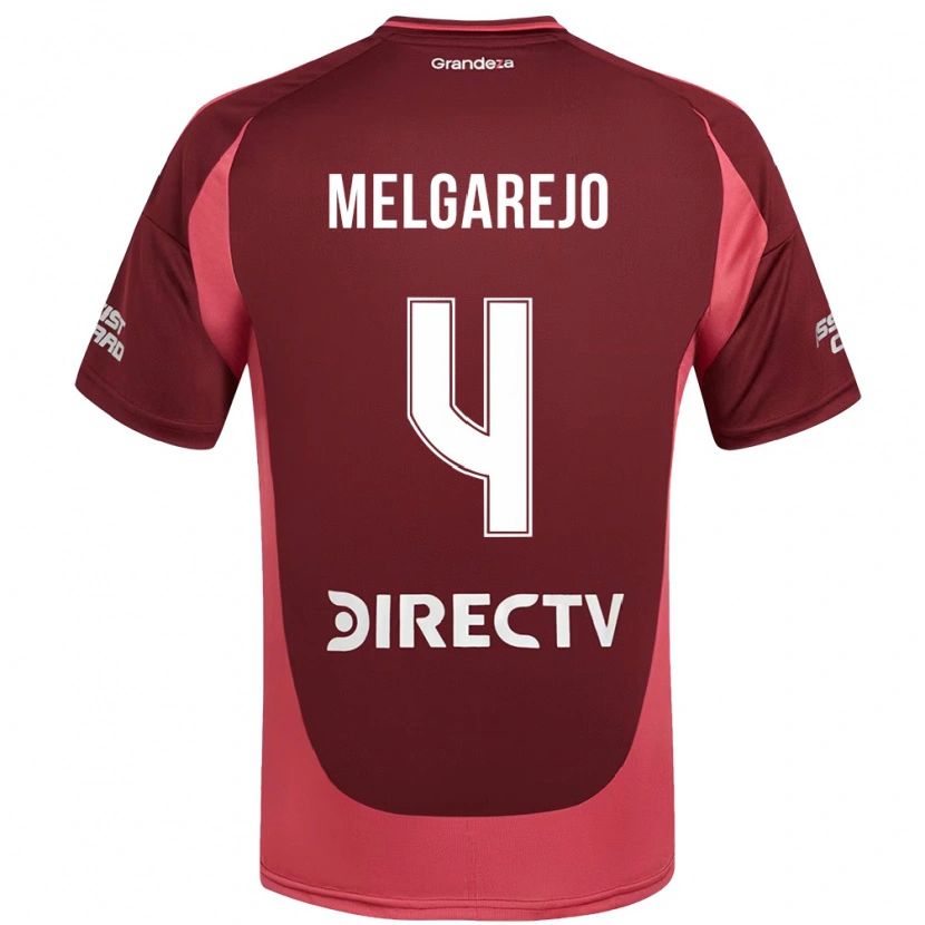 Danxen Criança Camisola Stephanie Melgarejo #4 Bordô Magenta Alternativa 2025/26 Camisa Brasil