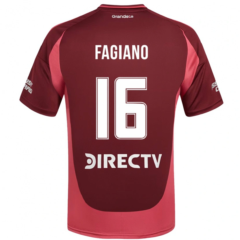 Danxen Criança Camisola Paloma Fagiano #16 Bordô Magenta Alternativa 2025/26 Camisa Brasil