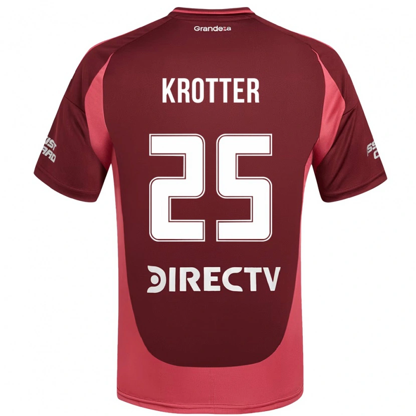 Danxen Criança Camisola Martina Krotter #25 Bordô Magenta Alternativa 2025/26 Camisa Brasil
