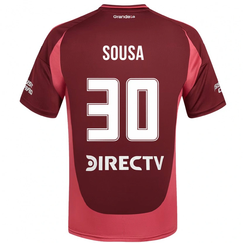 Danxen Criança Camisola Ludmila Sousa #30 Bordô Magenta Alternativa 2025/26 Camisa Brasil