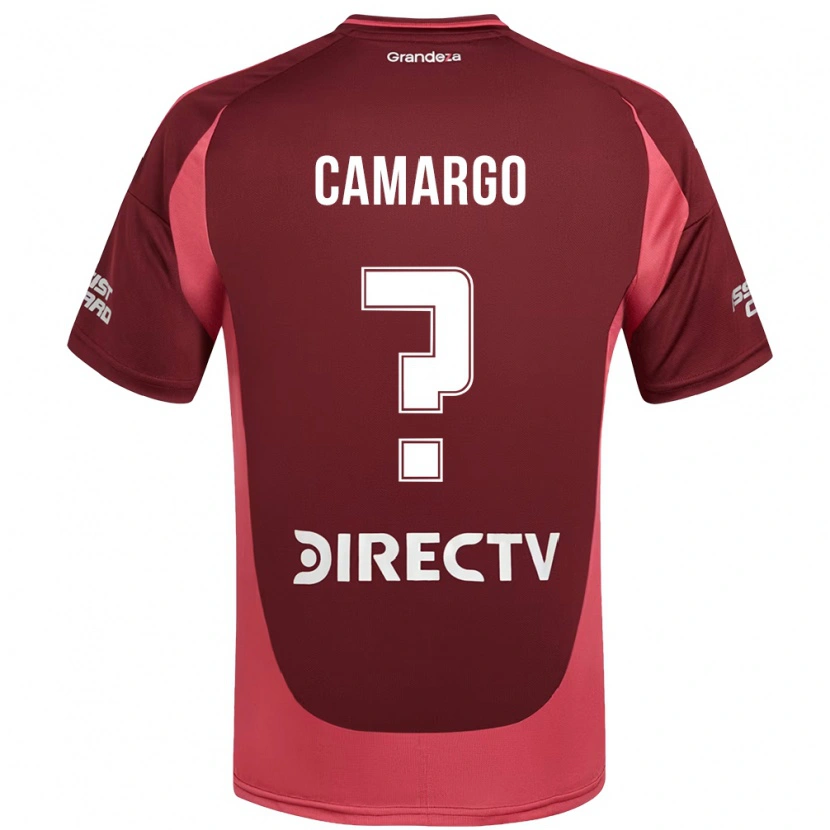 Danxen Criança Camisola Franco Camargo #0 Bordô Magenta Alternativa 2025/26 Camisa Brasil