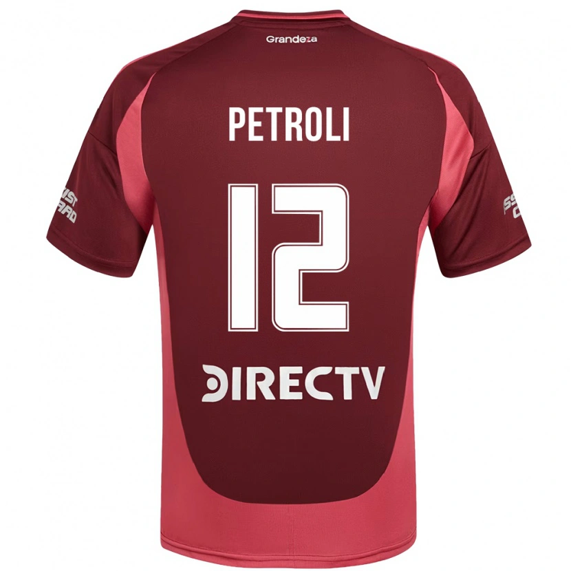 Danxen Criança Camisola Franco Petroli #12 Bordô Magenta Alternativa 2025/26 Camisa Brasil