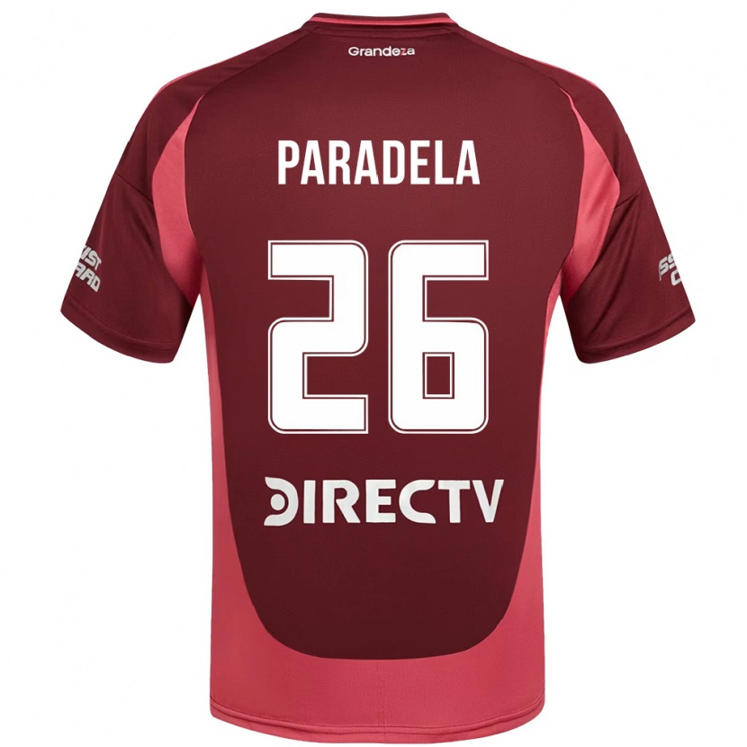 Danxen Criança Camisola Jose Paradela #26 Bordô Magenta Alternativa 2025/26 Camisa Brasil