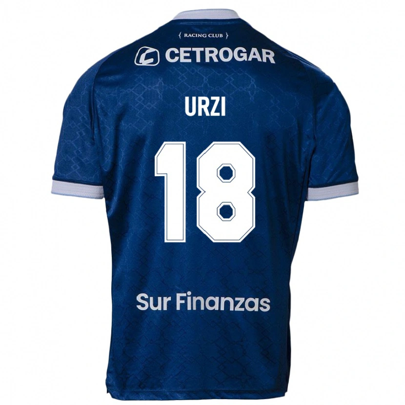 Danxen Criança Camisola Agustín Urzi #18 Azul Escuro Alternativa 2025/26 Camisa Brasil