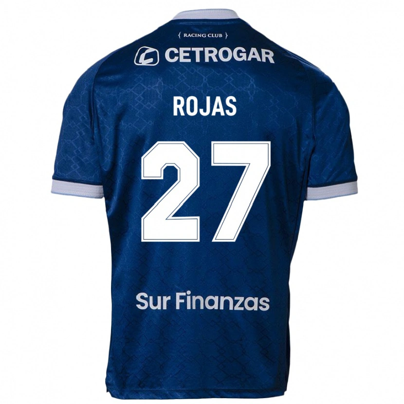 Danxen Criança Camisola Gabriel Rojas #27 Azul Escuro Alternativa 2025/26 Camisa Brasil