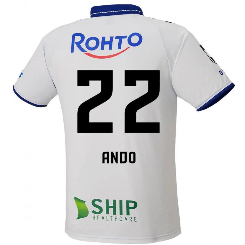 Danxen Criança Camisola Rikuto Ando #22 Branco Azul Preto Alternativa 2025/26 Camisa Brasil