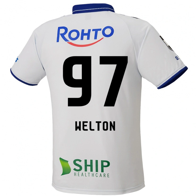 Danxen Criança Camisola Welton #97 Branco Azul Preto Alternativa 2025/26 Camisa Brasil