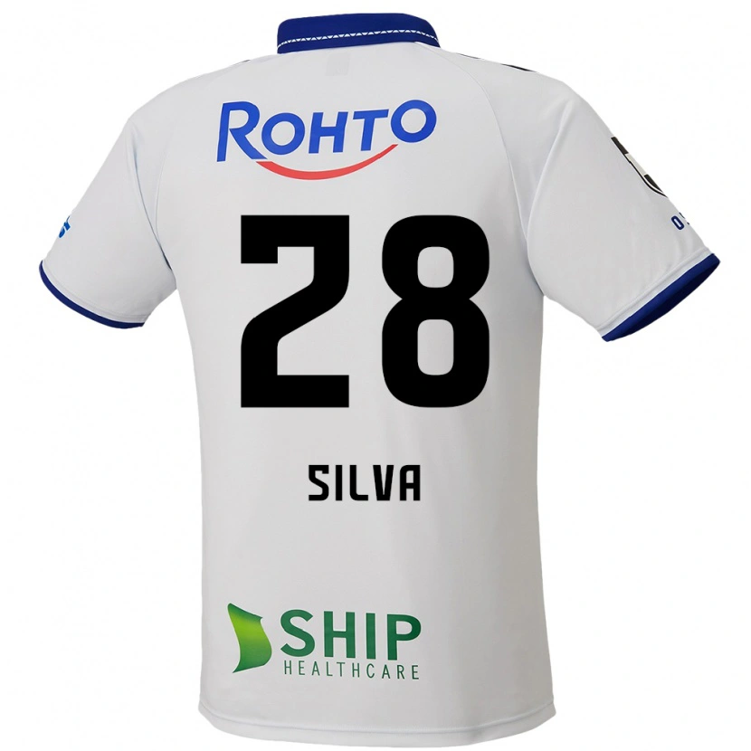Danxen Criança Camisola Wellington Silva #28 Branco Azul Preto Alternativa 2025/26 Camisa Brasil