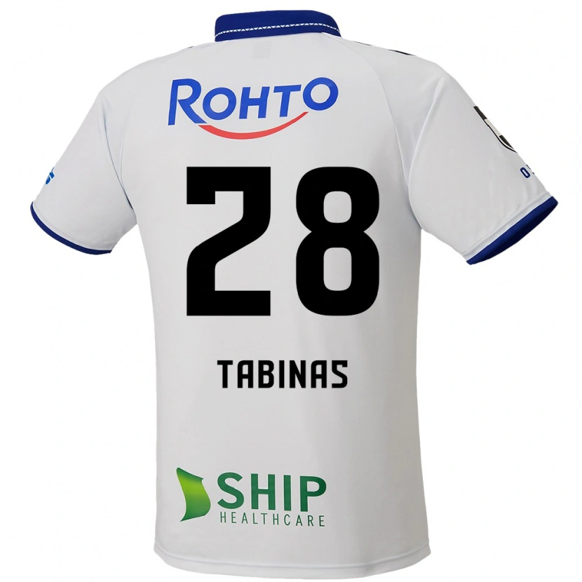 Danxen Criança Camisola Jefferson Tabinas #28 Branco Azul Preto Alternativa 2025/26 Camisa Brasil