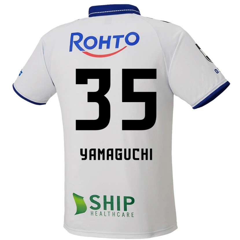 Danxen Criança Camisola Tatsuya Yamaguchi #35 Branco Azul Preto Alternativa 2025/26 Camisa Brasil