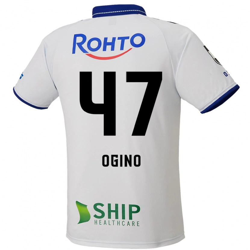 Danxen Criança Camisola Motonobu Ogino #47 Branco Azul Preto Alternativa 2025/26 Camisa Brasil