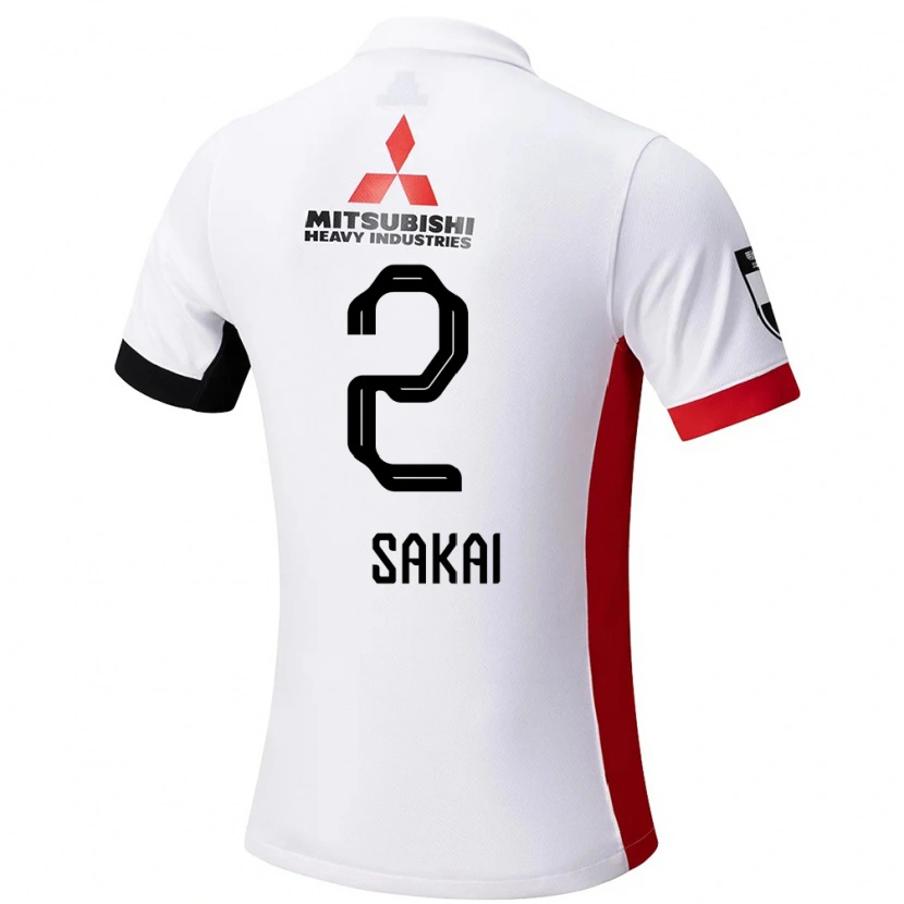 Danxen Criança Camisola Hiroki Sakai #2 Branco Preto Alternativa 2025/26 Camisa Brasil