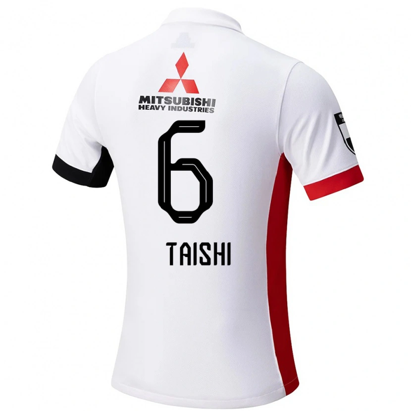 Danxen Criança Camisola Taishi Matsumoto #6 Branco Preto Alternativa 2025/26 Camisa Brasil