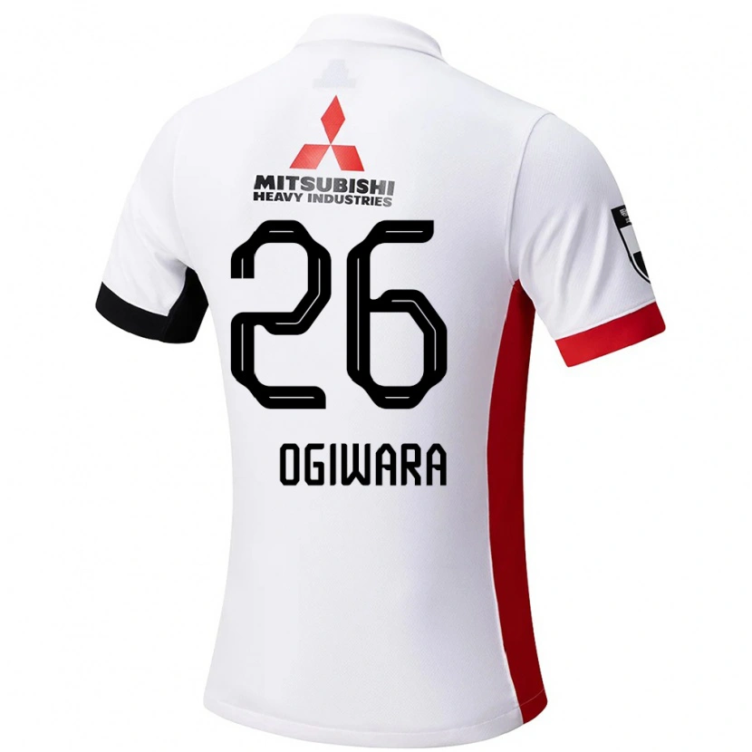 Danxen Criança Camisola Takuya Ogiwara #26 Branco Preto Alternativa 2025/26 Camisa Brasil