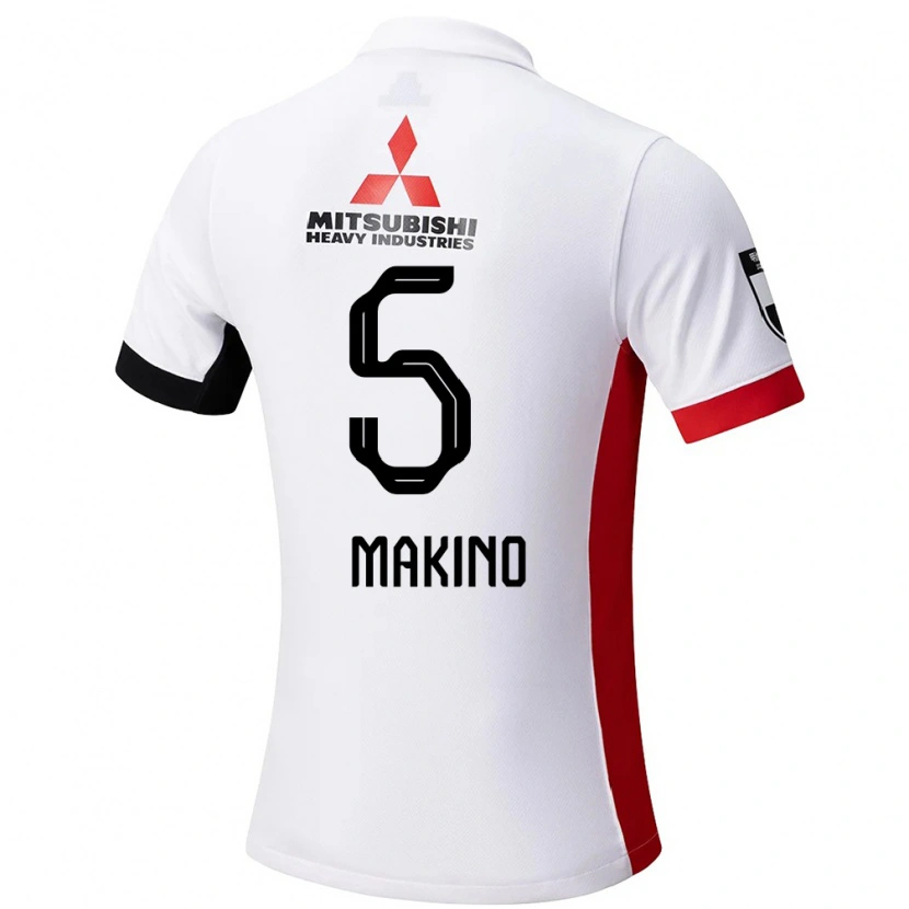 Danxen Criança Camisola Tomoaki Makino #5 Branco Preto Alternativa 2025/26 Camisa Brasil
