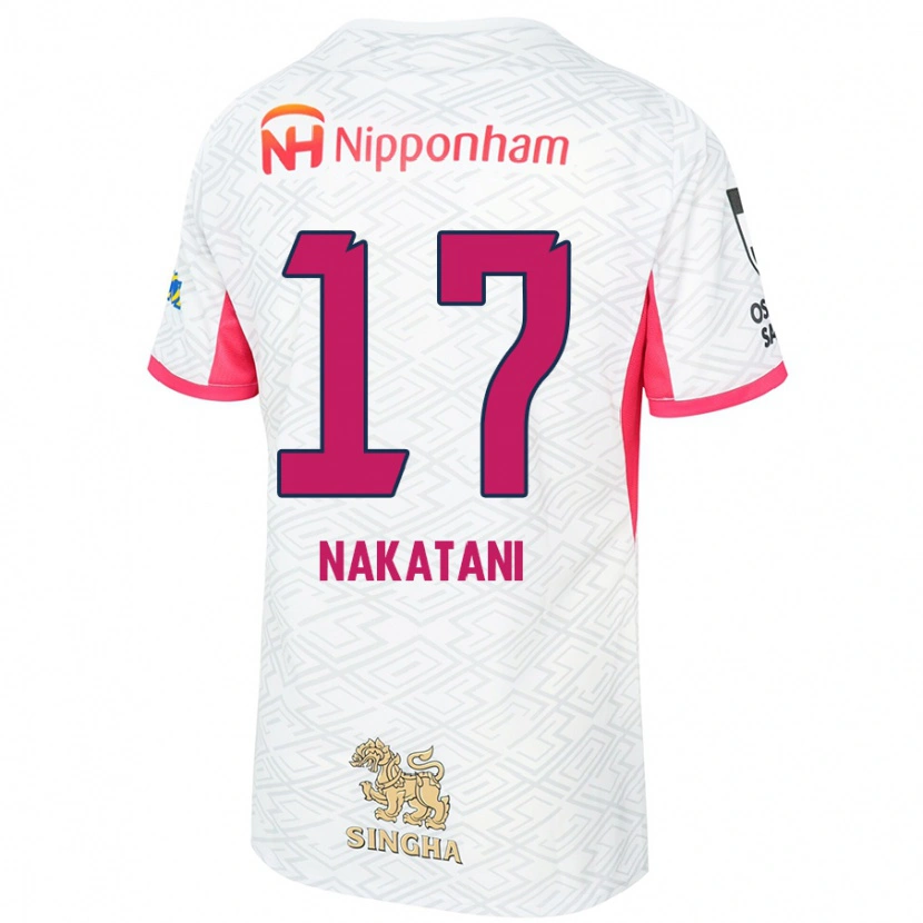 Danxen Criança Camisola Rina Nakatani #17 Branco Rosa Sakura Alternativa 2025/26 Camisa Brasil