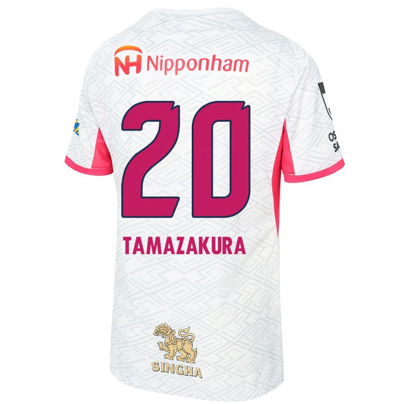 Danxen Criança Camisola Kotono Tamazakura #20 Branco Rosa Sakura Alternativa 2025/26 Camisa Brasil