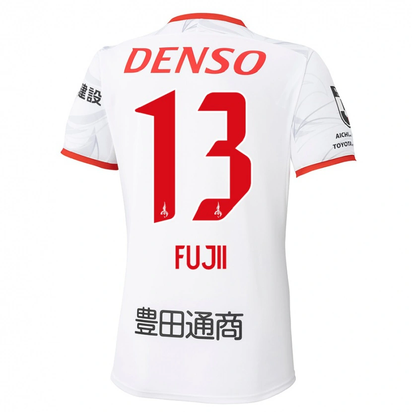 Danxen Criança Camisola Haruya Fujii #13 Branco Vermelho Alternativa 2025/26 Camisa Brasil
