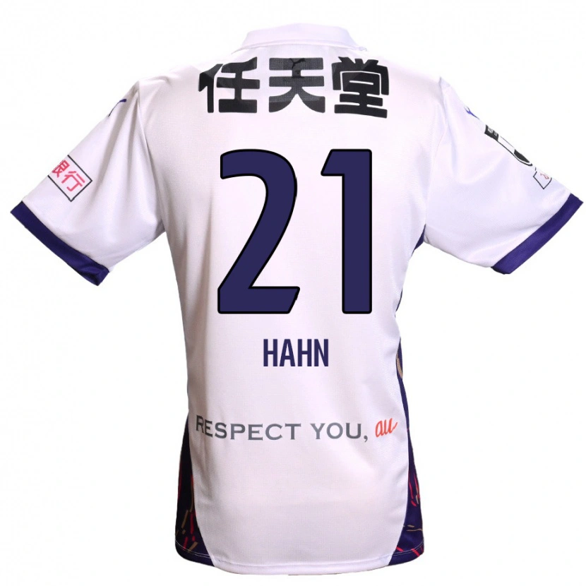 Danxen Criança Camisola Warner Hahn #21 Branco Roxo Preto Alternativa 2025/26 Camisa Brasil