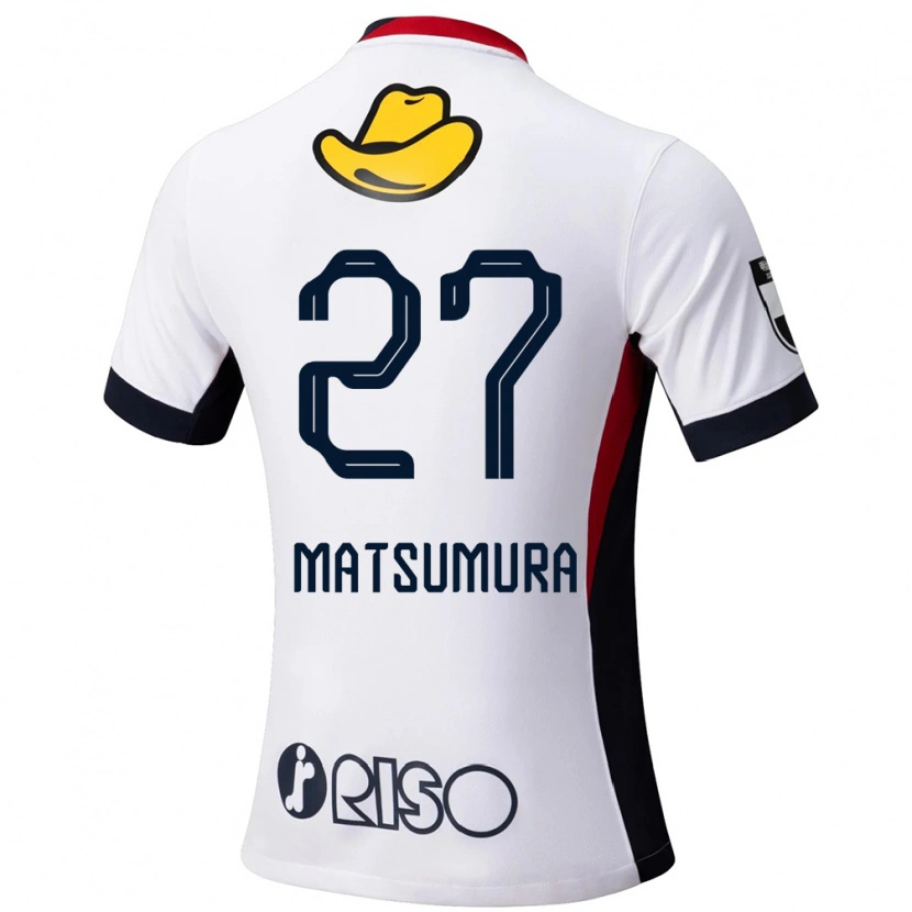 Danxen Criança Camisola Yuta Matsumura #27 Branco Preto Alternativa 2025/26 Camisa Brasil