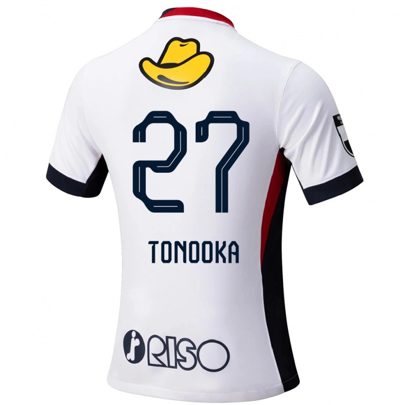 Danxen Criança Camisola Ryota Tonooka #27 Branco Preto Alternativa 2025/26 Camisa Brasil