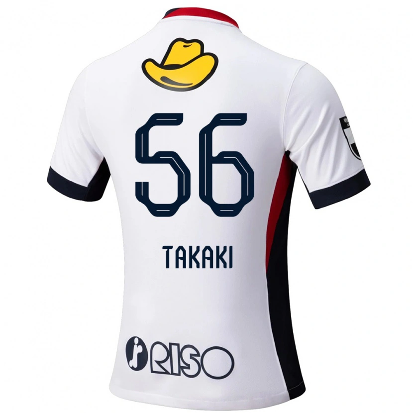 Danxen Criança Camisola Eito Takaki #56 Branco Preto Alternativa 2025/26 Camisa Brasil
