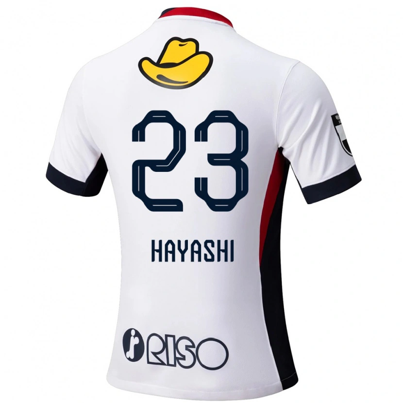 Danxen Criança Camisola Naoki Hayashi #23 Branco Preto Alternativa 2025/26 Camisa Brasil