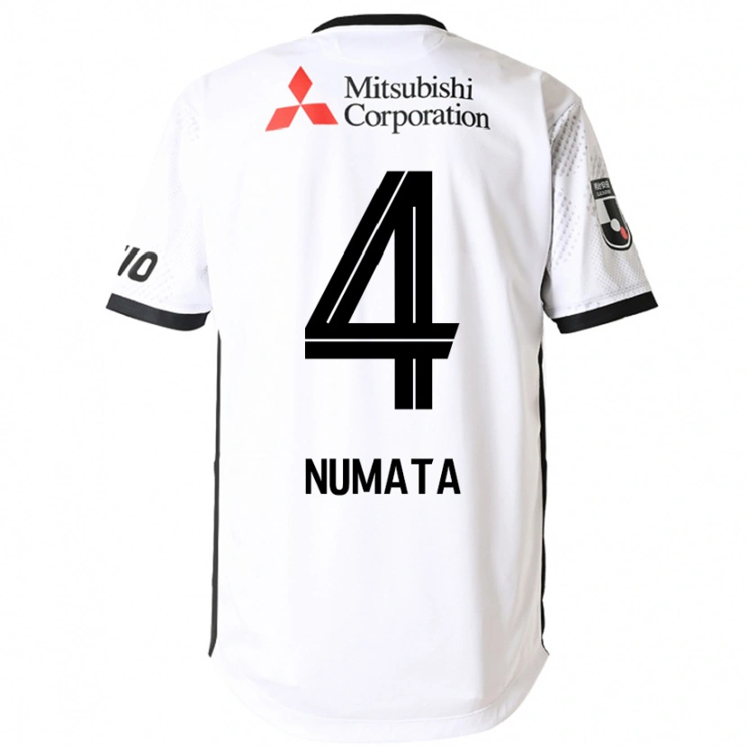 Danxen Criança Camisola Seisa Numata #4 Branco Preto Alternativa 2025/26 Camisa Brasil