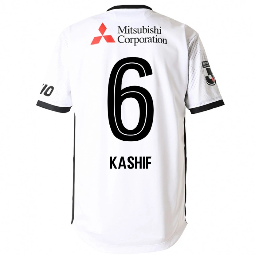 Danxen Criança Camisola Kashif Bangnagande #6 Branco Preto Alternativa 2025/26 Camisa Brasil