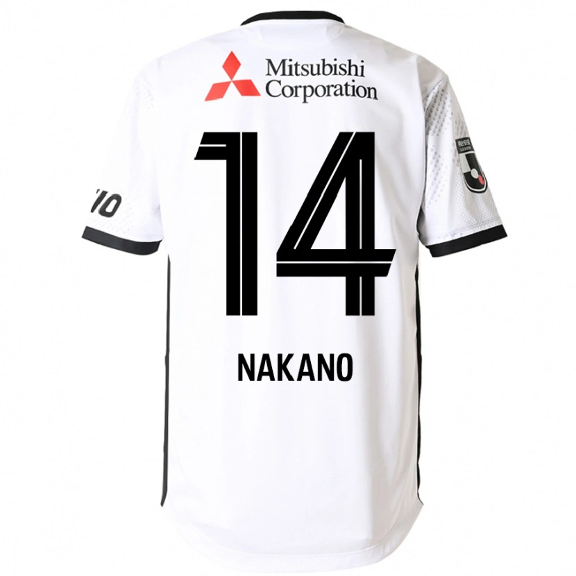 Danxen Criança Camisola Yui Nakano #14 Branco Preto Alternativa 2025/26 Camisa Brasil