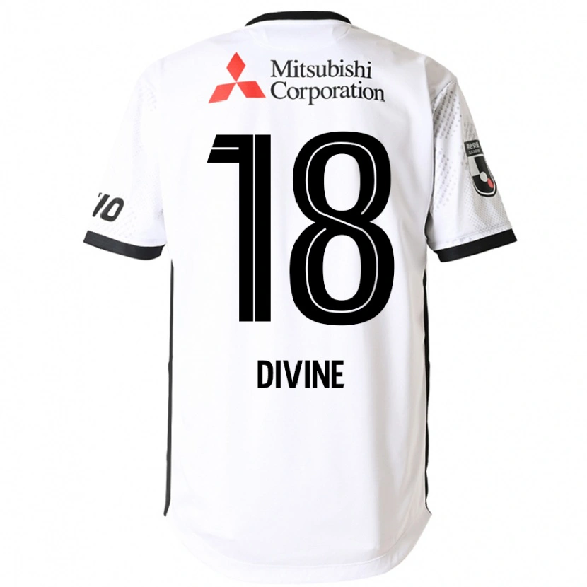 Danxen Criança Camisola Divine Chinedu Otani #18 Branco Preto Alternativa 2025/26 Camisa Brasil
