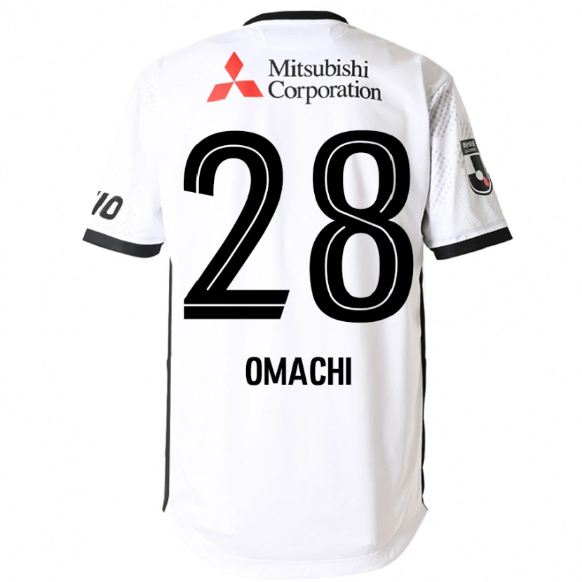 Danxen Criança Camisola Shugo Omachi #28 Branco Preto Alternativa 2025/26 Camisa Brasil