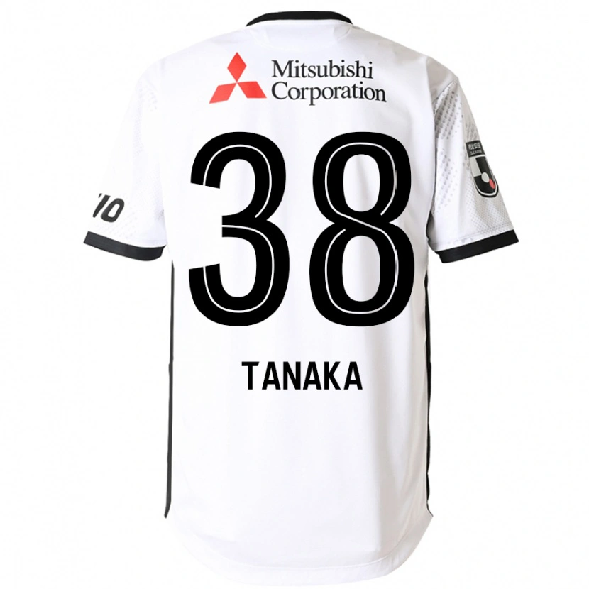 Danxen Criança Camisola Kio Tanaka #38 Branco Preto Alternativa 2025/26 Camisa Brasil