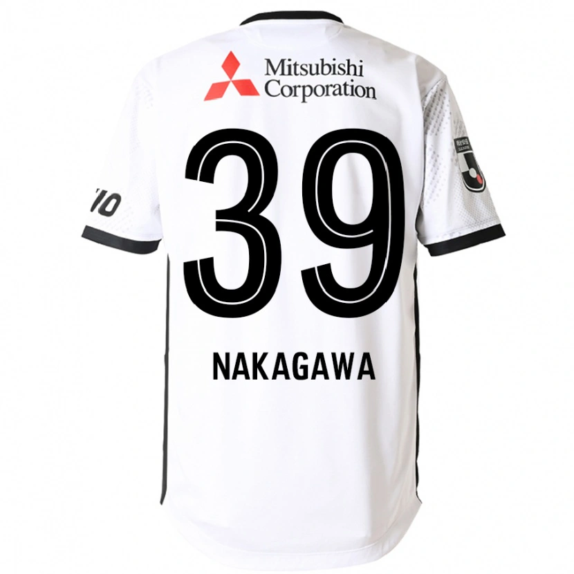 Danxen Criança Camisola Teruhito Nakagawa #39 Branco Preto Alternativa 2025/26 Camisa Brasil