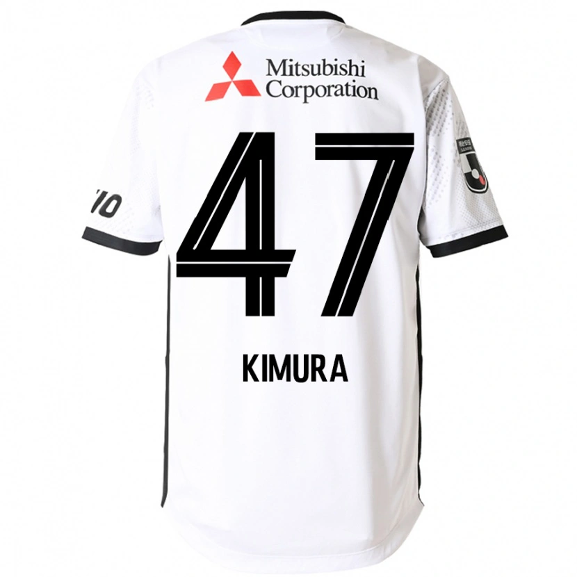 Danxen Criança Camisola Seiji Kimura #47 Branco Preto Alternativa 2025/26 Camisa Brasil
