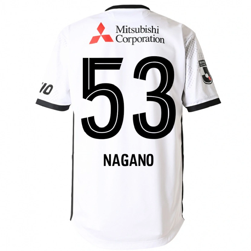 Danxen Criança Camisola Shuto Nagano #53 Branco Preto Alternativa 2025/26 Camisa Brasil