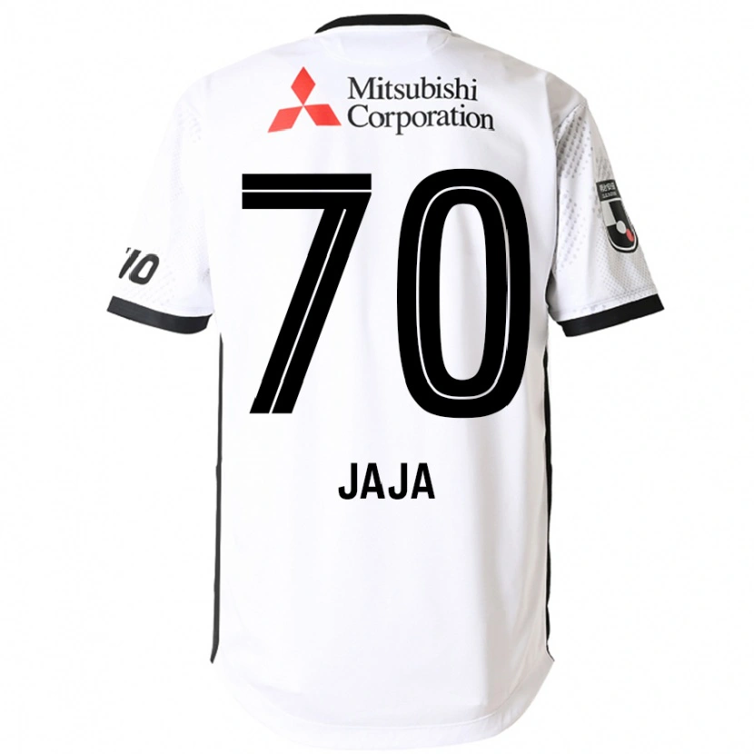 Danxen Criança Camisola Jája Silva #70 Branco Preto Alternativa 2025/26 Camisa Brasil