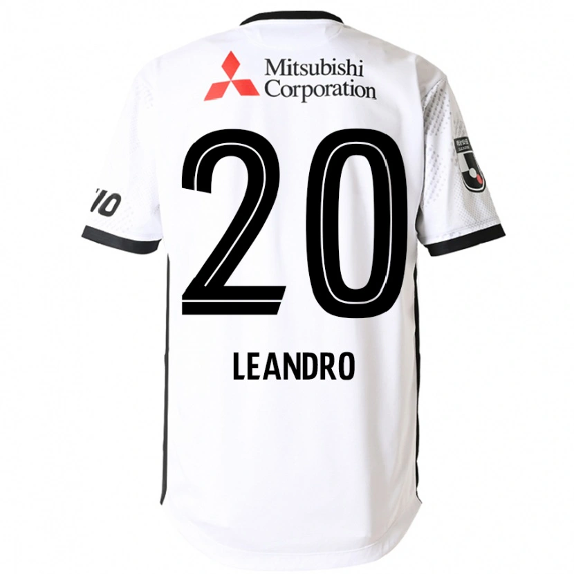 Danxen Criança Camisola Leandro #20 Branco Preto Alternativa 2025/26 Camisa Brasil