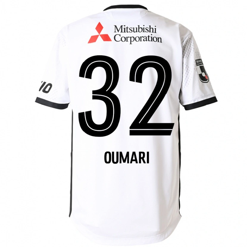 Danxen Criança Camisola Joan Oumari #32 Branco Preto Alternativa 2025/26 Camisa Brasil