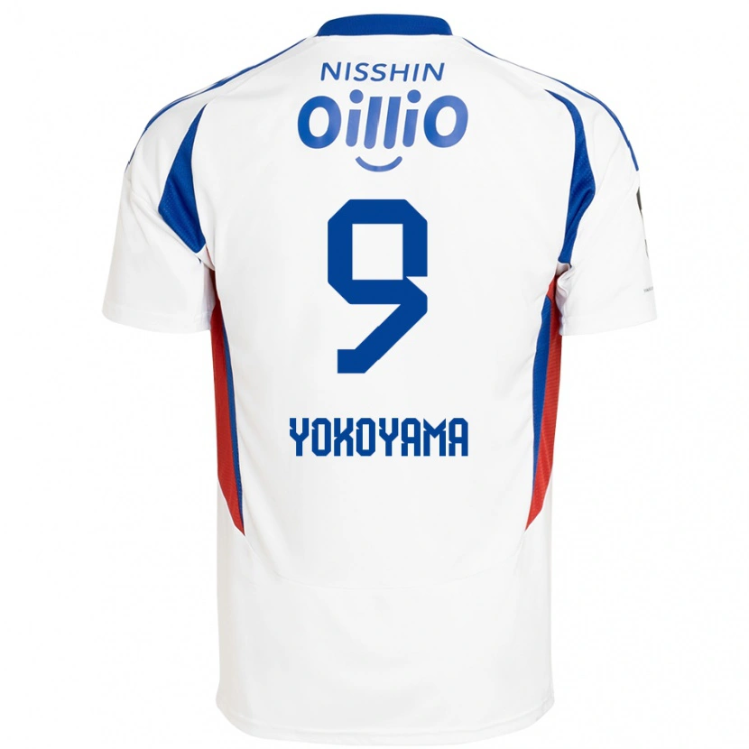 Danxen Criança Camisola Shunsuke Yokoyama #9 Branco Azul Royal Alternativa 2025/26 Camisa Brasil