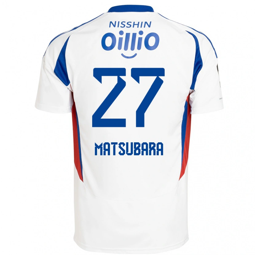 Danxen Criança Camisola Ken Matsubara #27 Branco Azul Royal Alternativa 2025/26 Camisa Brasil