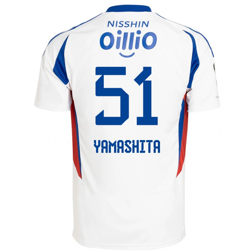 Danxen Criança Camisola Shoma Yamashita #51 Branco Azul Royal Alternativa 2025/26 Camisa Brasil