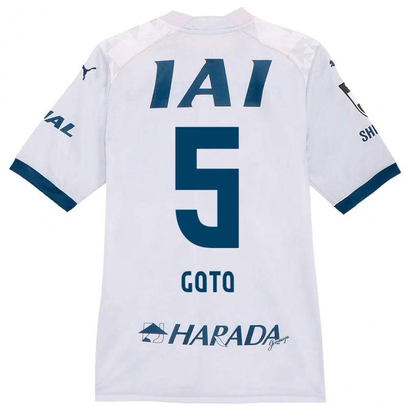 Danxen Criança Camisola Keita Goto #5 Branco Azul Royal Alternativa 2025/26 Camisa Brasil